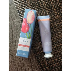 NIB BLOOMEFFECTS Tulip Tint Lip & Cheek Balm - Crispa Coral - FULL SIZE